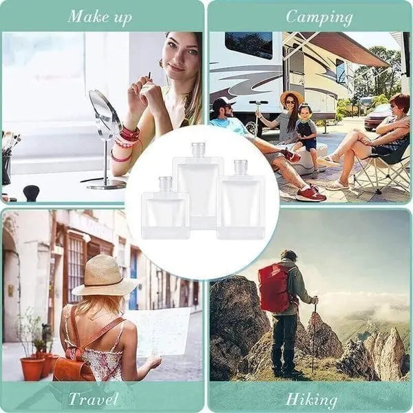 BowLift | 5-piece travel set for lotions – Lightweight & Leak-proof