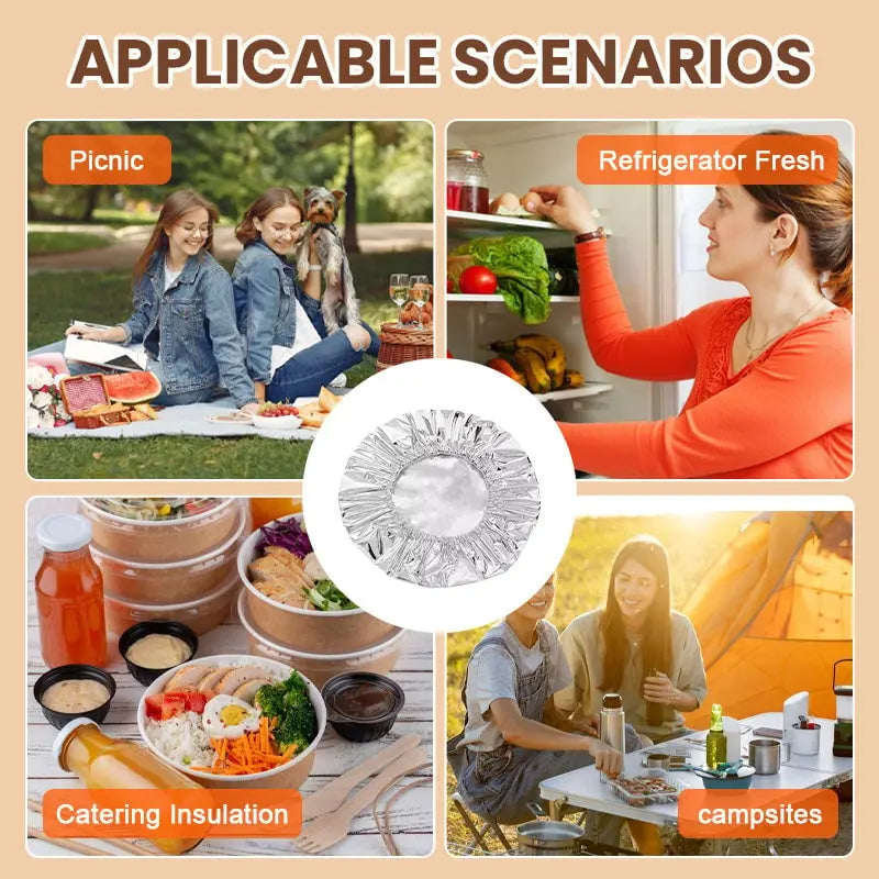 BowLift | 50-piece set insulating covers made of aluminum foil