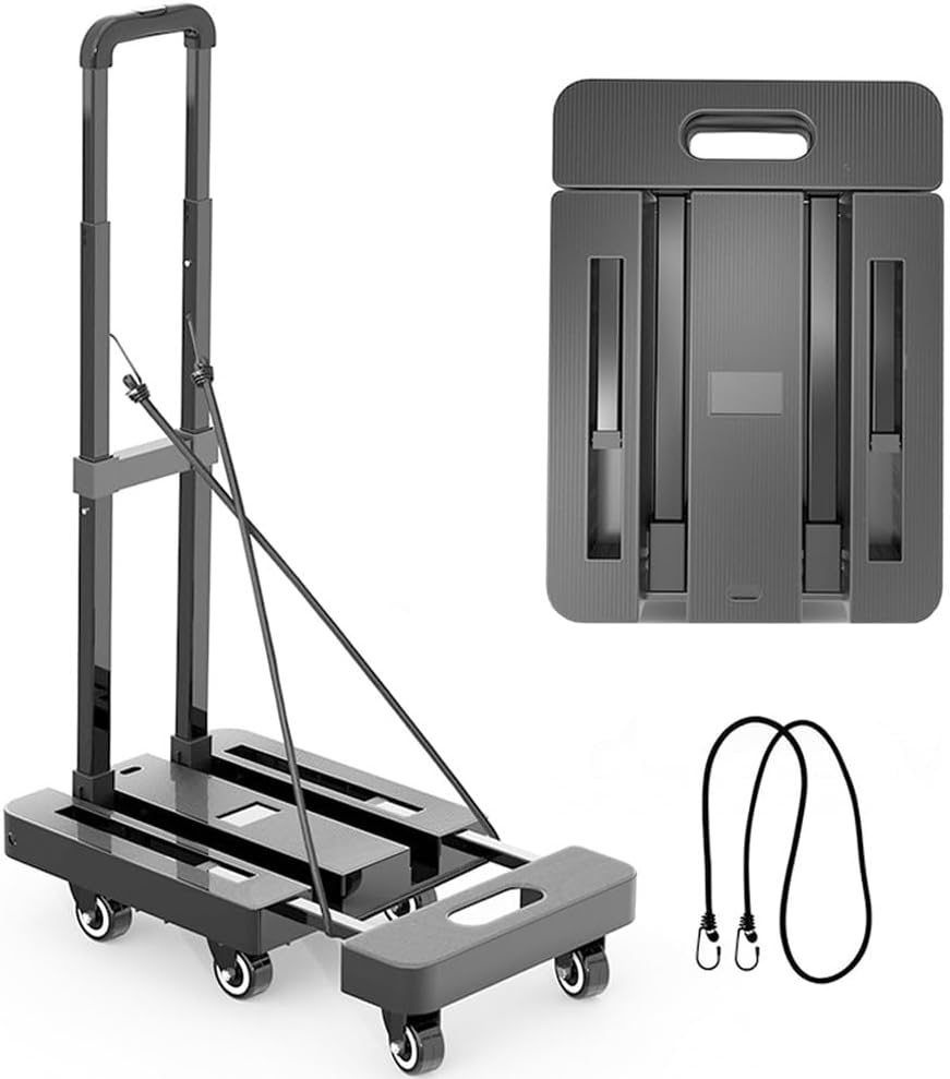BowLift | 6-Wheel Folding Hand Truck with 227 kg Capacity & Telescopic Handle – LoadMaster