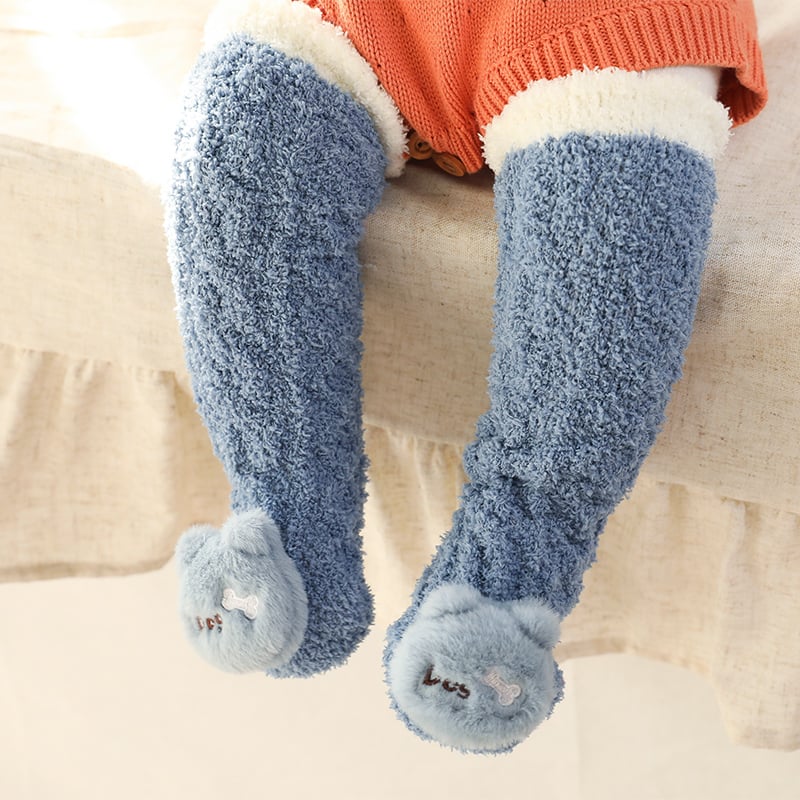 BowLift | A Pair of Baby Cute Coral Fleece Socks