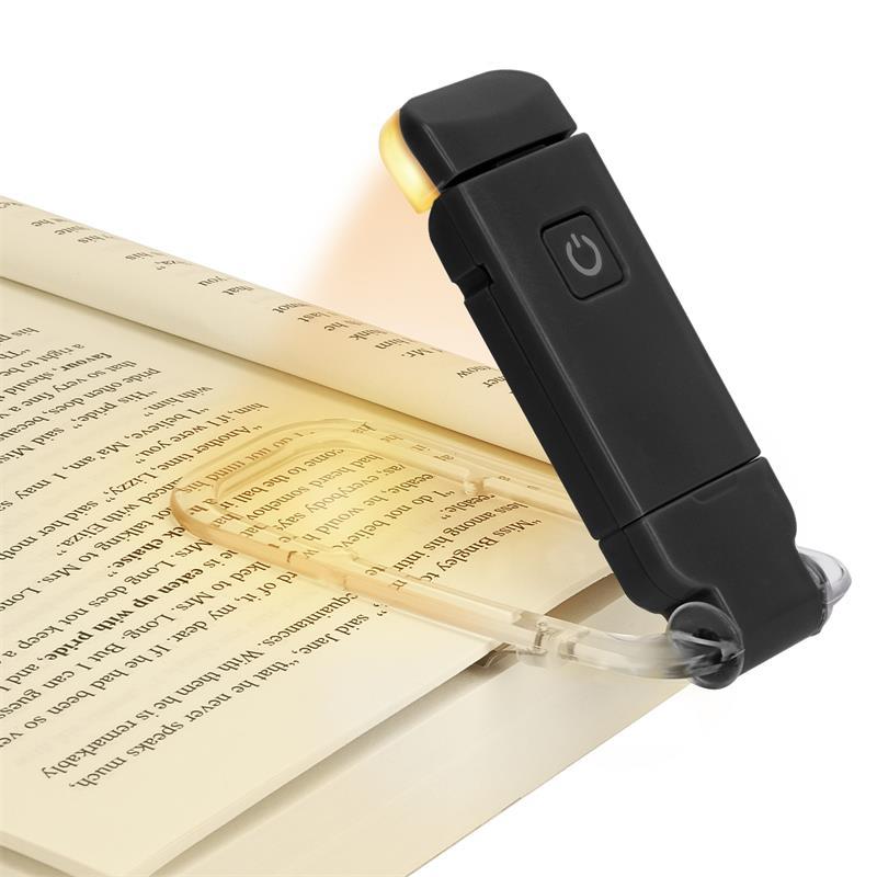 BowLift | Book Reading Lights - Adjustable LED Clip-on Rechargeable Book Light, USB Powered for Reading in Bed, Best for Bookworms and Kids