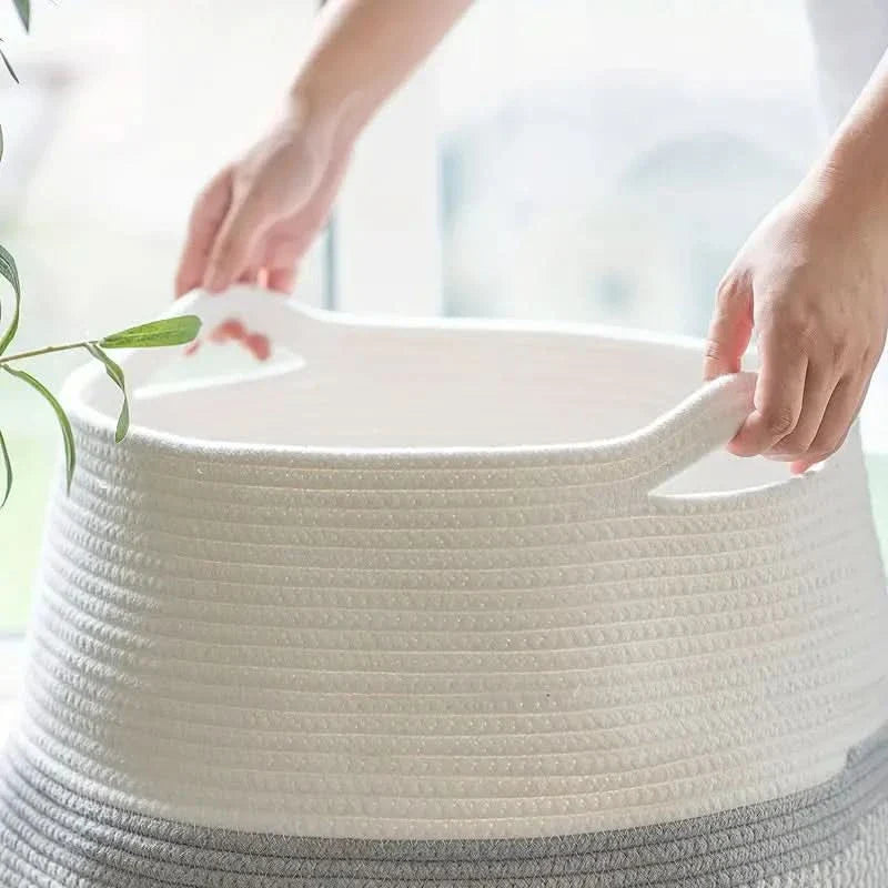 BowLift | CurveBasket - Stylish storage basket made of cotton