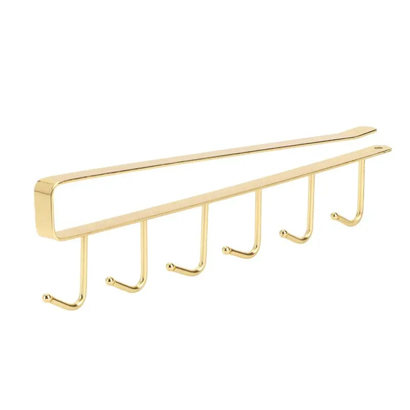 BowLift | Under-cabinet hook strip – space-saving kitchen storage with 6 hooks