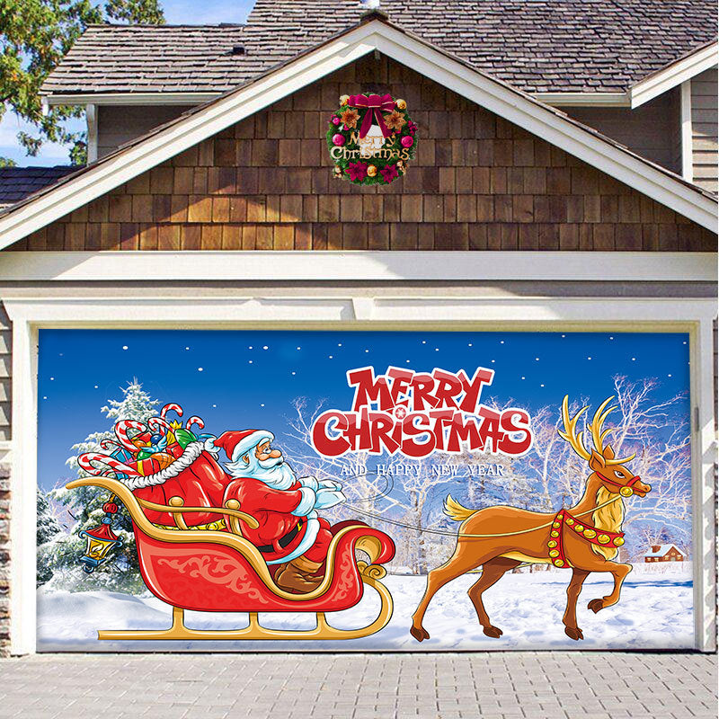 BowLift | Christmas Carsge Door Banner Ornament