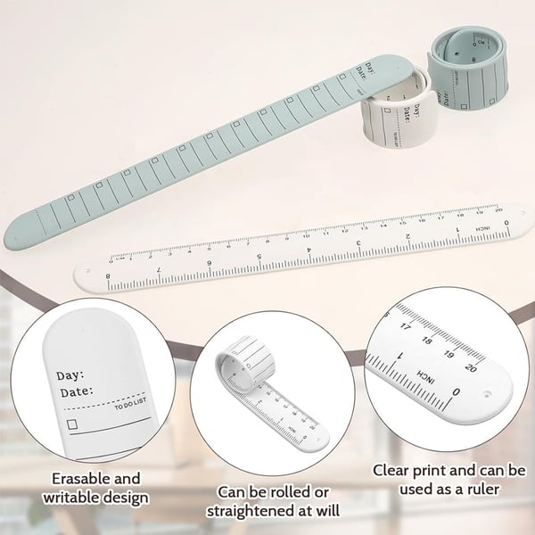 BowLift | Reusable Erasable To Do List Silicone Wristband