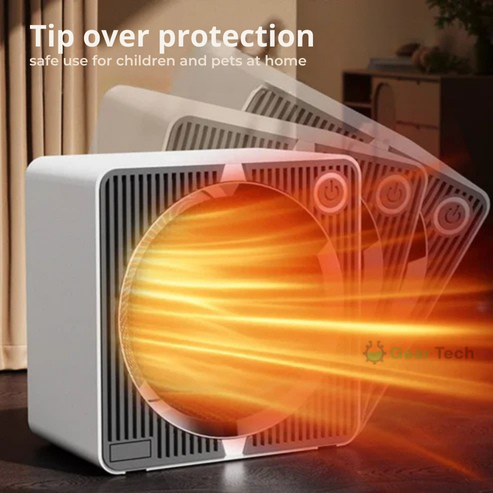 BowLift | 500W Electric PTC Ceramic Heater | Rapid Heating, Energy Efficient & Safe for Indoor Use in Winter