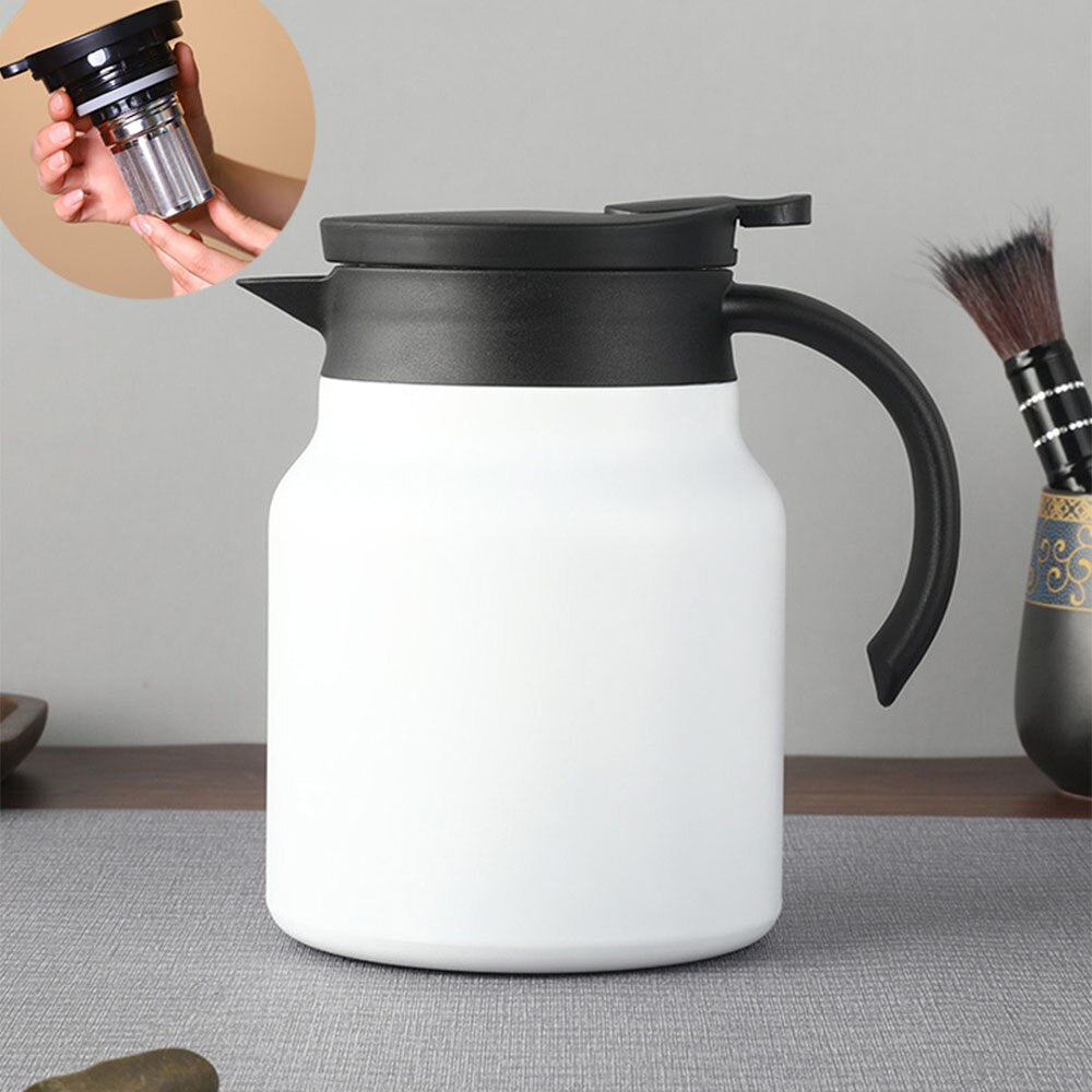 BowLift | Thermal Wave Elegant Stainless Steel Teapot