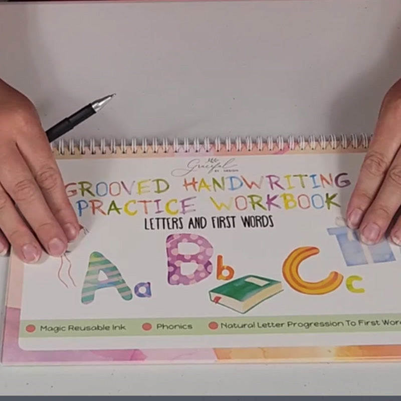 BowLift | Reusable ribbed handwriting workbooks