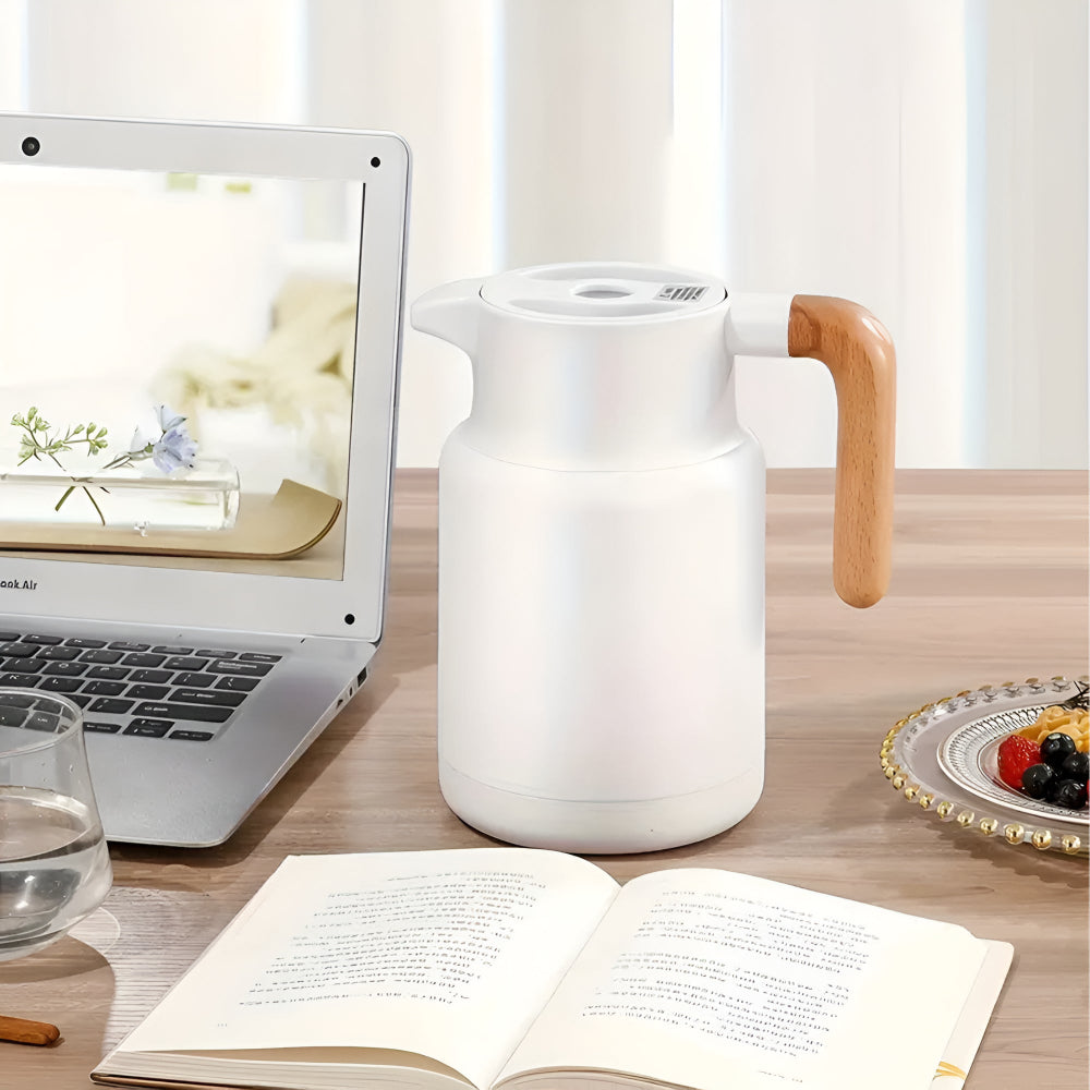 BowLift | Classic Wooden Handle Thermal Carafe