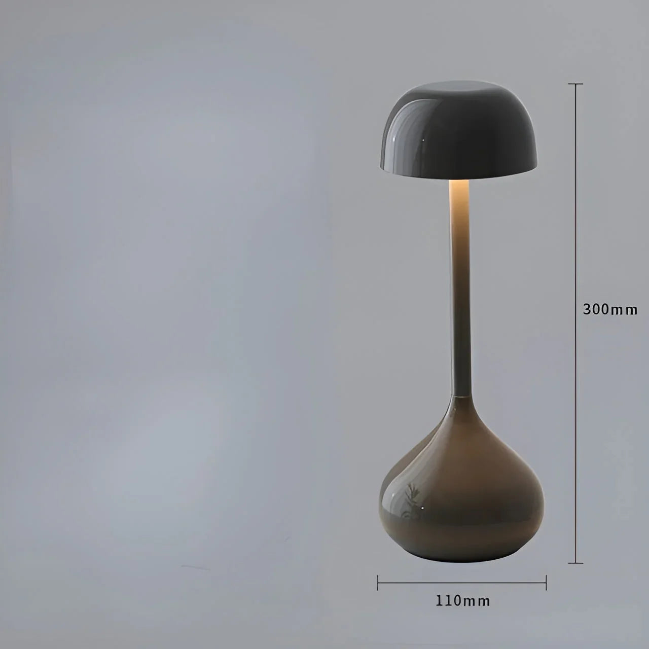BowLift | Cordless Dimmable Mushroom Table Lamp