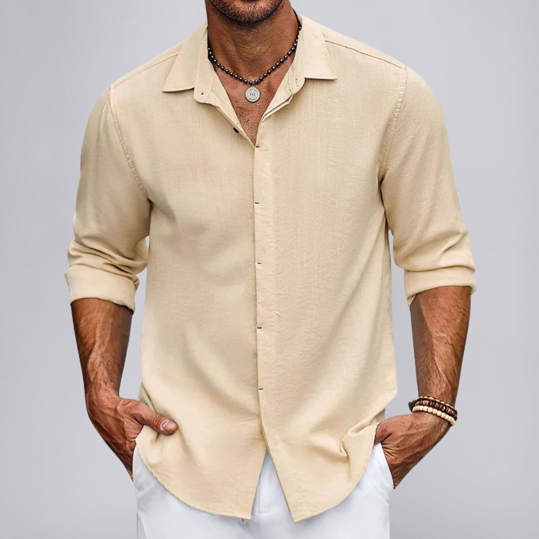 Tailored Dress Shirt with Classic Fit