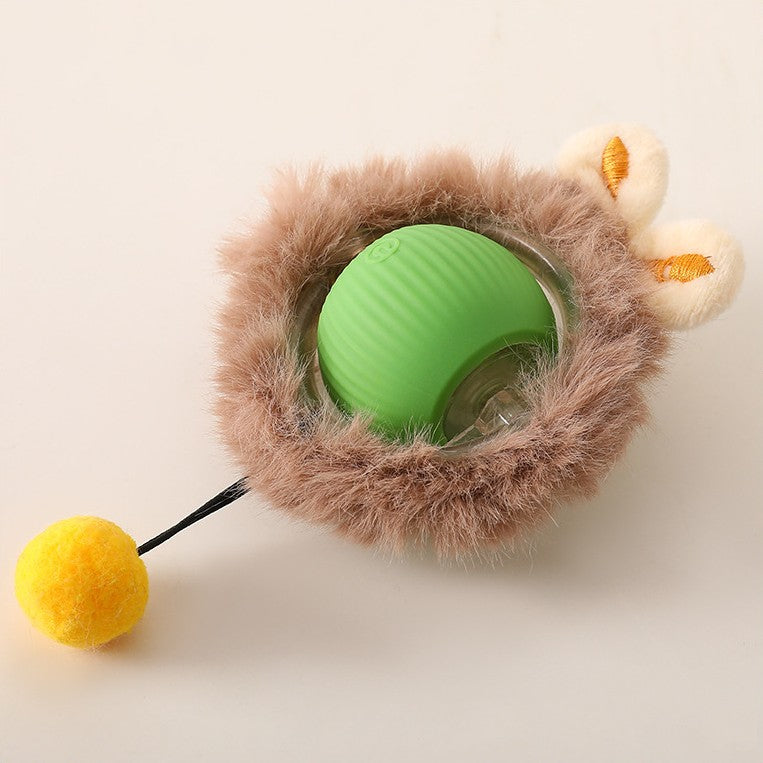 BowLift | Interactive Rolling Ball Toy with Tail for Cats