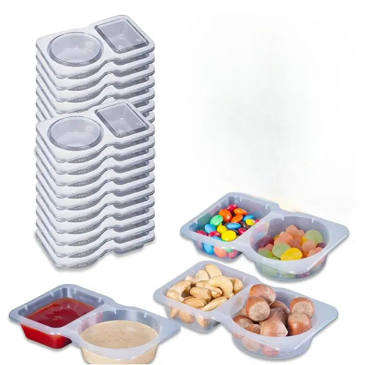 BowLift | 5+5 | Leak-proof double container for sauces & snacks