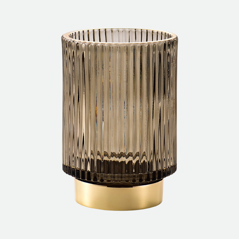 BowLift | Elise Gold Foil Glass Makeup Halter & Organizer