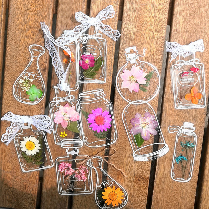 BowLift | Beautiful Transparent Dried Flower Bookmarks