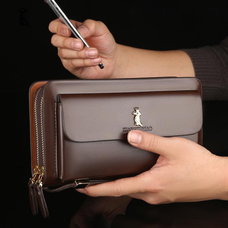 BowLift | Double Zipper Clutch Wallet for Men