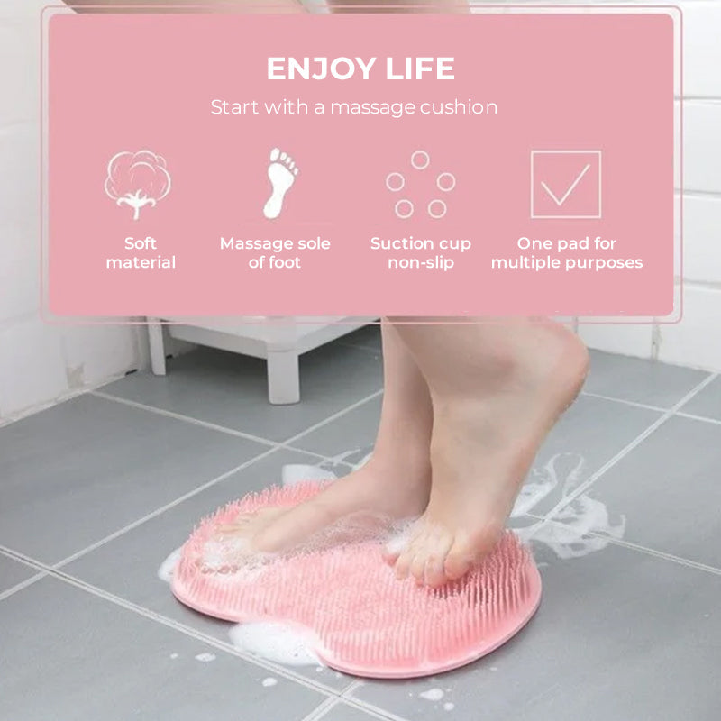 BowLift | Shower Foot & Back Cleaner, Massage Pad