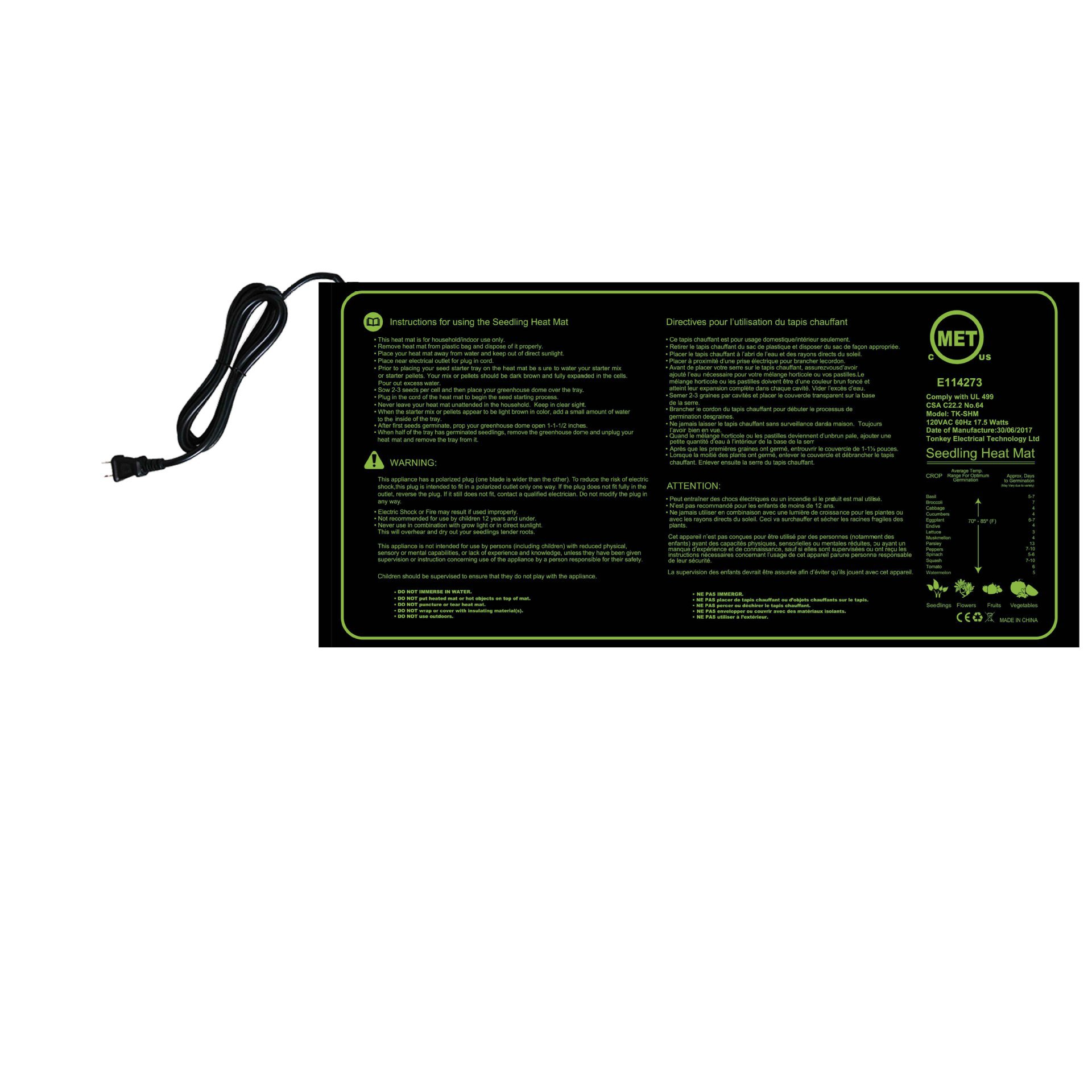 BowLift | Heating mat for seedlings – Temperature control for faster germination and growth