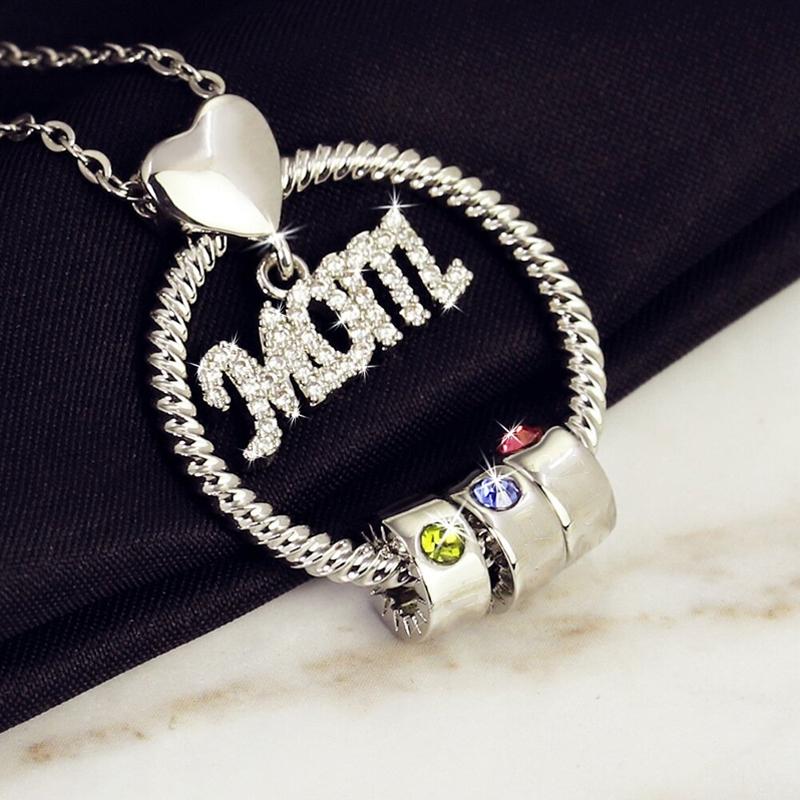 BowLift | Birthstone necklace for the mother