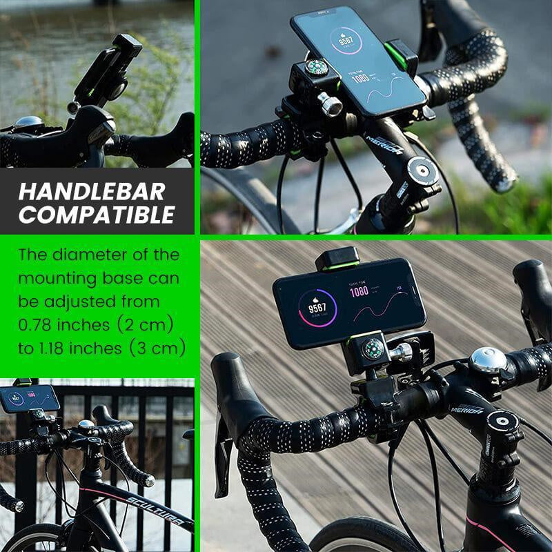 BowLift | Cycling Illuminated Compass Phone Holder