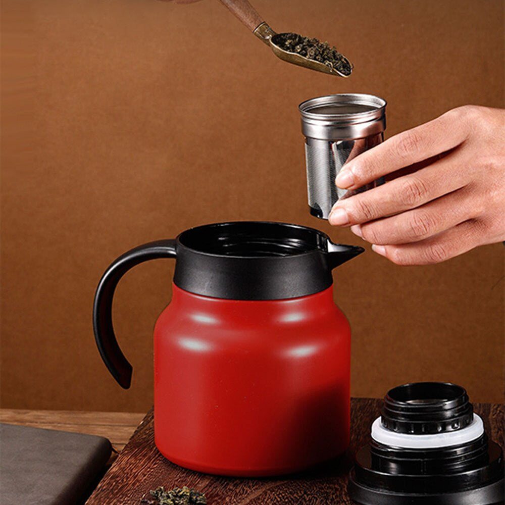 BowLift | Thermal Wave Elegant Stainless Steel Teapot