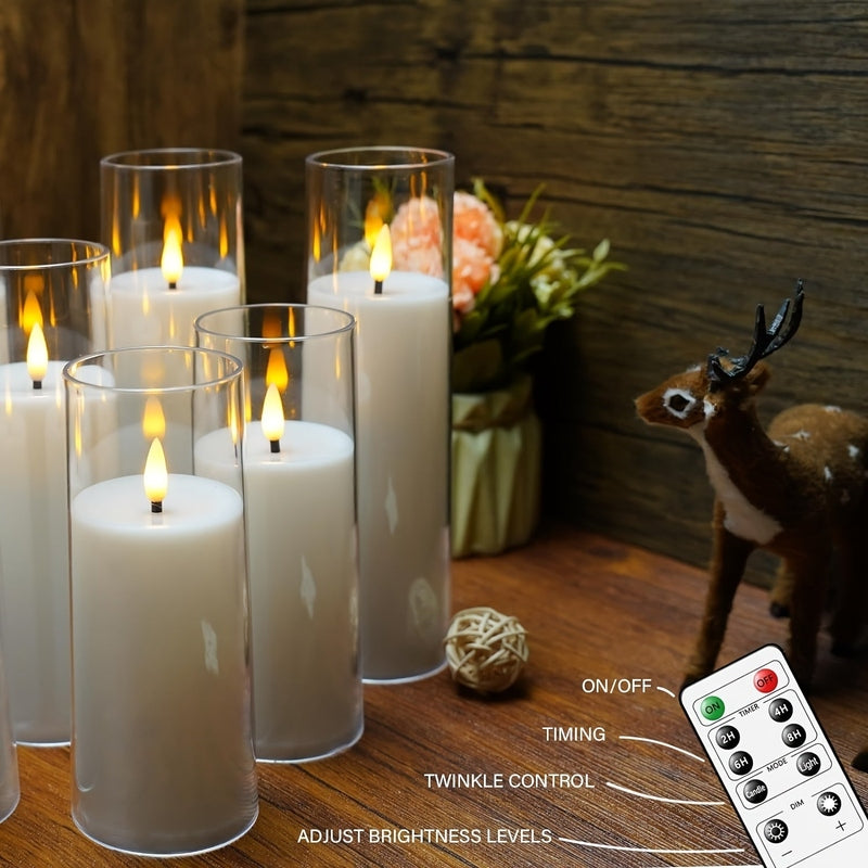 BowLift | HolidaySpark - 5 LED Flameless Candles for Festive Cheer