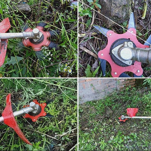 BowLift | 6 Blades Lawn Mower Blade Metal Brush Cutter Blades Trimmer Blade