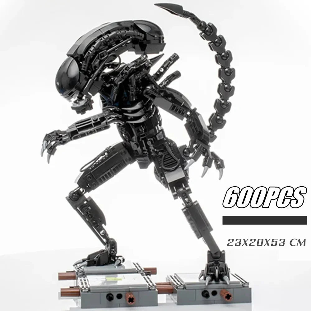 BowLift | 600PCS Prometheus Aliens Vs Predator Space Alien Figure Mech Model Building Blocks Toy Kids Gift