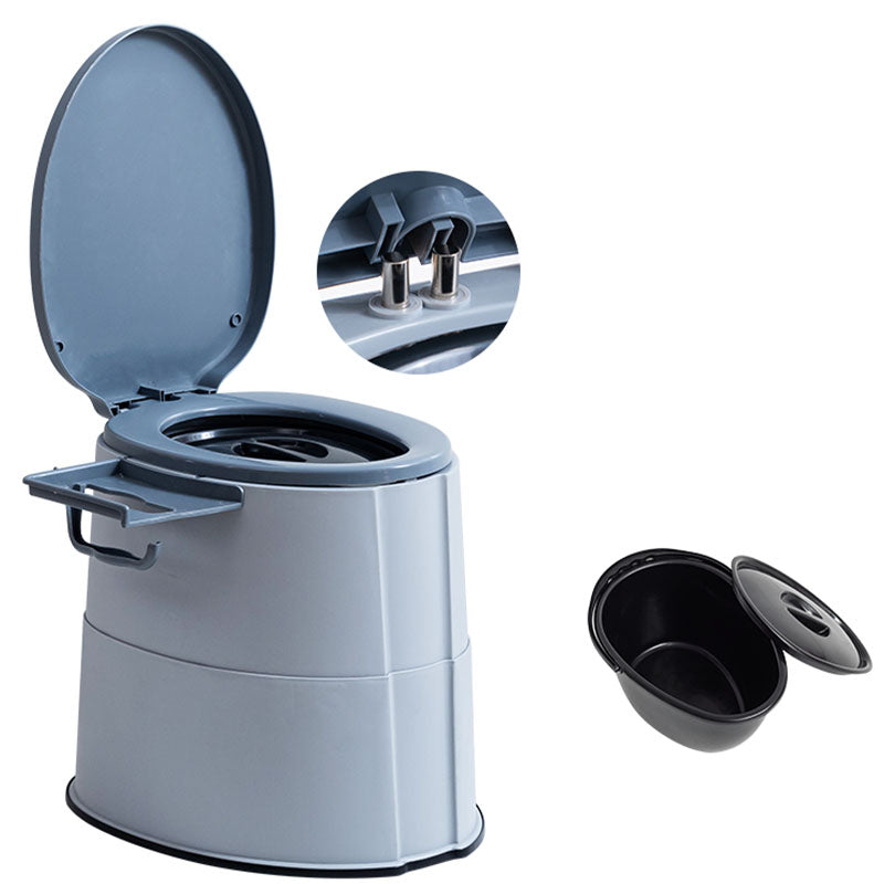 BowLift | Contemporary plastic floor-mounted toilet bowl with toilet seat for the bathroom