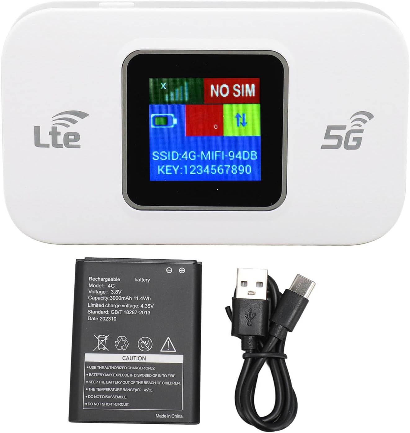 BowLift | 4G LTE USB WiFi Hotspot Modem with 300Mbps Speed and 3000mAh Battery – Netvora