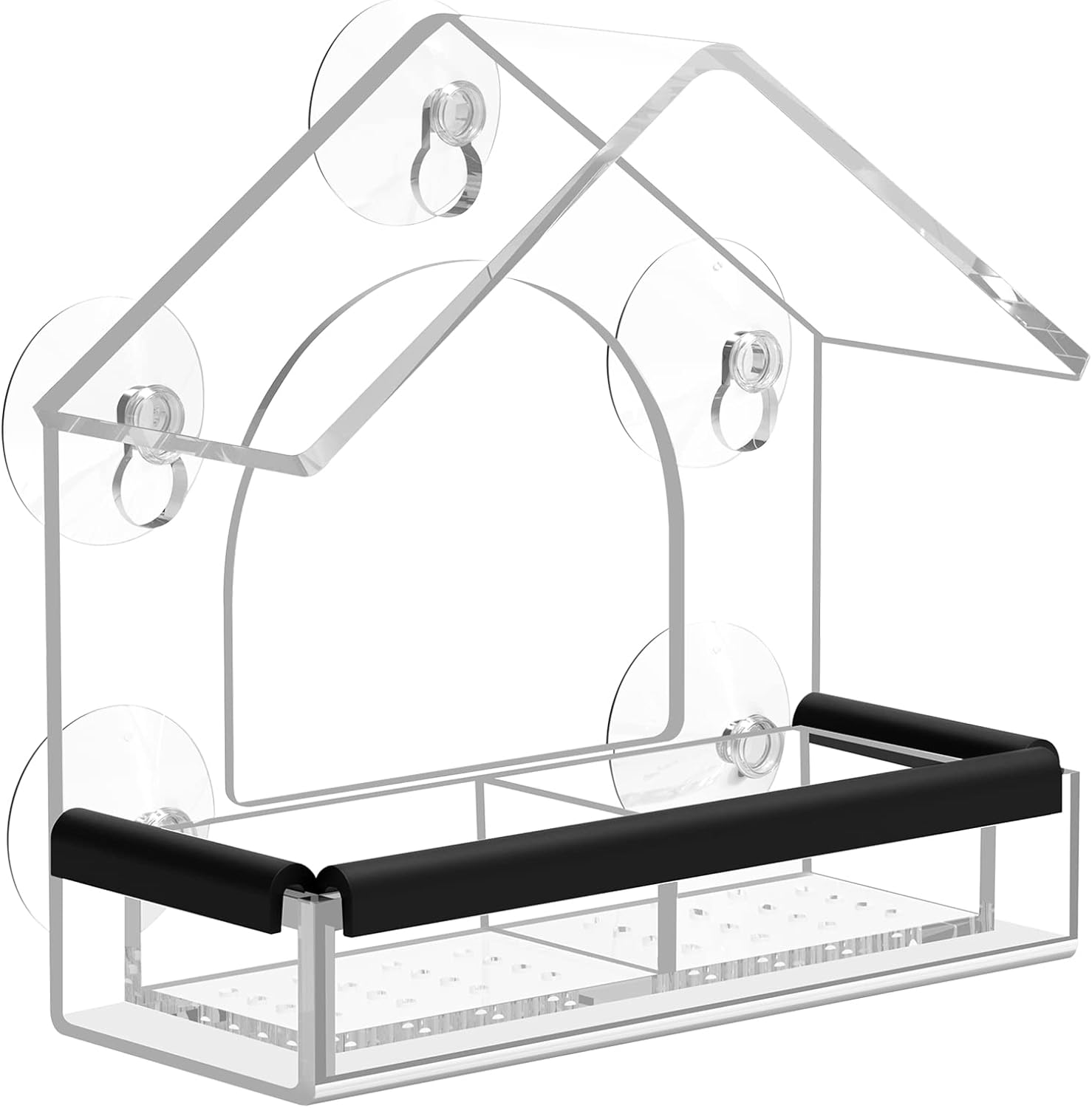 BowLift | Bird Feeder Clear Acrylic Window Suction House