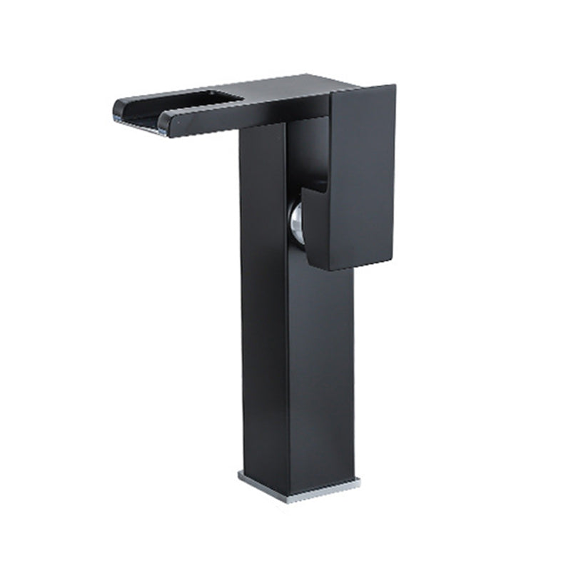 BowLift | Contemporary Sink Faucet Solid Color Low Arc Bathroom Sink Faucet