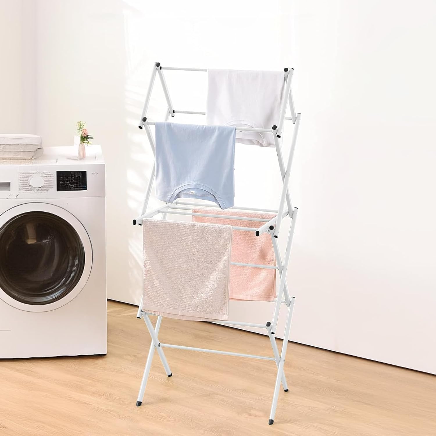 BowLift | 3-Tier Foldable Clothes Drying Rack – DryMate