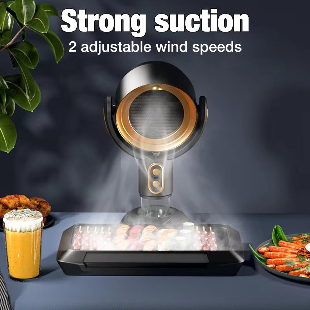 BowLift | AetherVent™ | Portable Range Hood | Powerful Rechargeable Kitchen Exhaust Fan | Ideal for Any Space & Cooking Needs