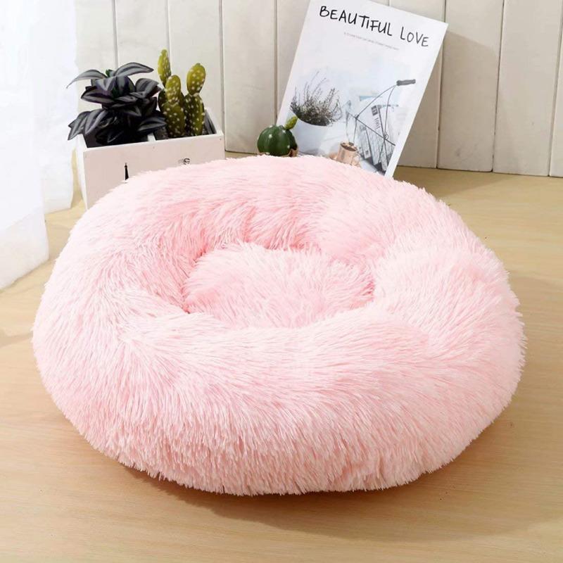 BowLift | PawNest Calming Donut Cat Bed | Round Plush Nest | Stress-Reducing & Cozy | Perfect for Cats & Small Dogs