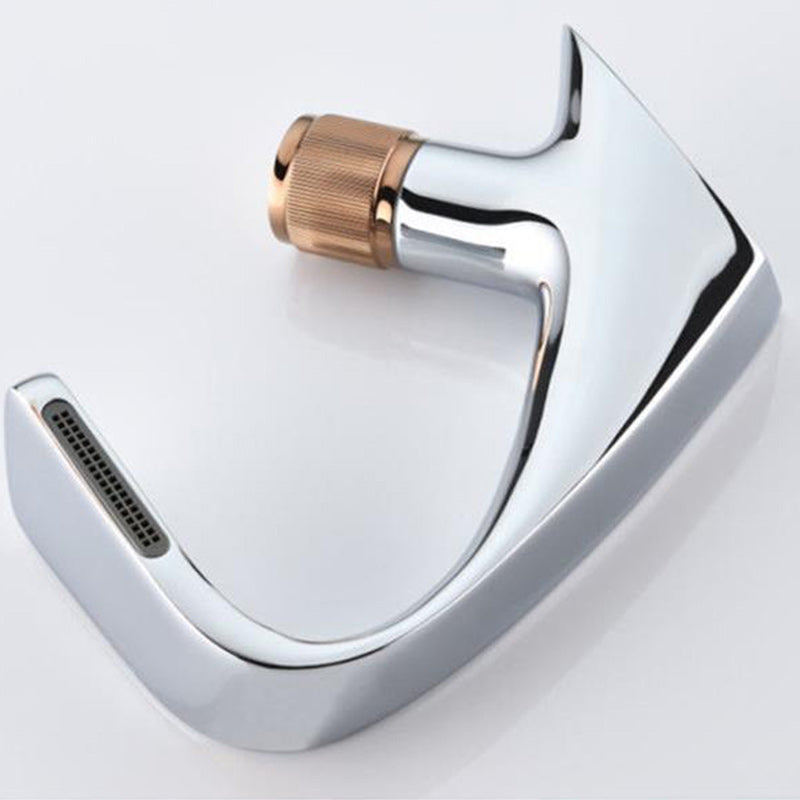 BowLift | Contemporary Container Copper Brass Knob Handle Low Arch Container Faucet