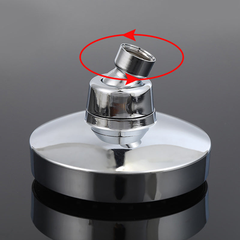 BowLift | Round Fixed Shower Head Traditional Style Metal 5-Inch Fixed Shower Head