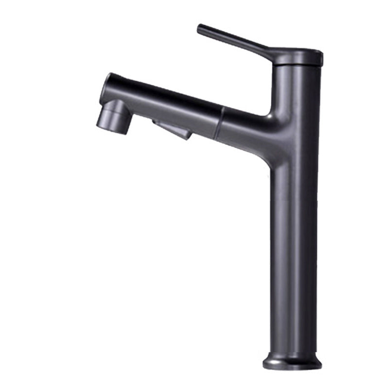 BowLift | Pull-Out Basin Mixer Single-Lever Bathroom Faucet 1-Hole Basin Mixer