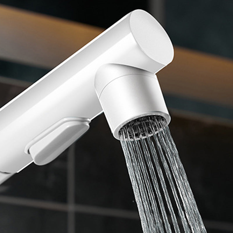BowLift | Pull-Out Basin Mixer Single-Lever Bathroom Faucet 1-Hole Basin Mixer