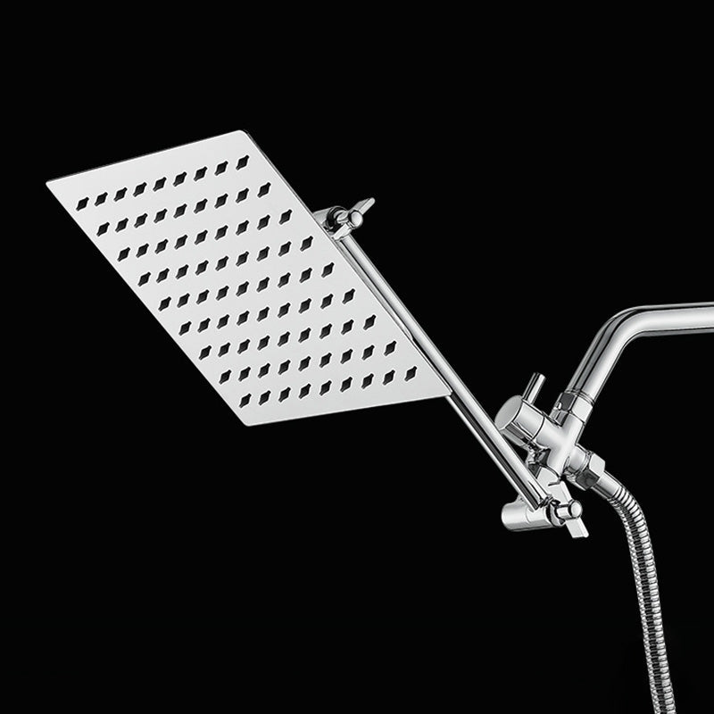BowLift | Wall Mounted Adjustable Shower Head Modern Square Metal Shower Head