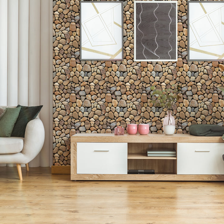 BowLift | Artificial Stone Panel Wall Modern Minimalist Home Living Room Wall Panel (5-Pack)