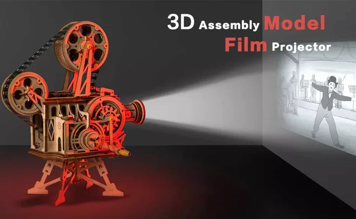 BowLift | Classic Film Projector Puzzle