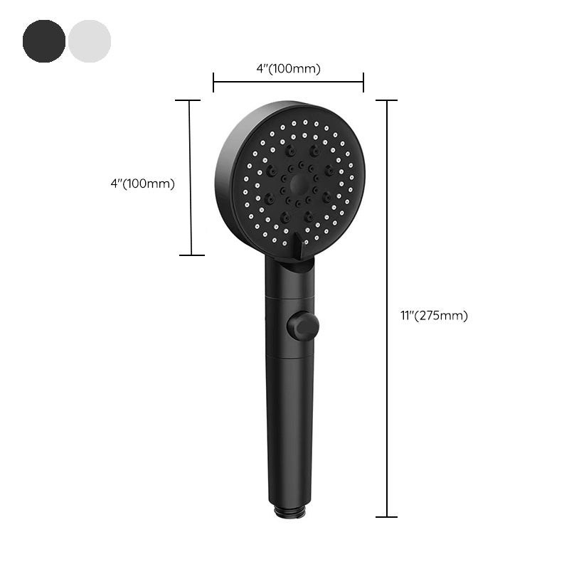 BowLift | Round Handheld Showerhead Plastic Adjustable Spray Pattern Showerhead for Home