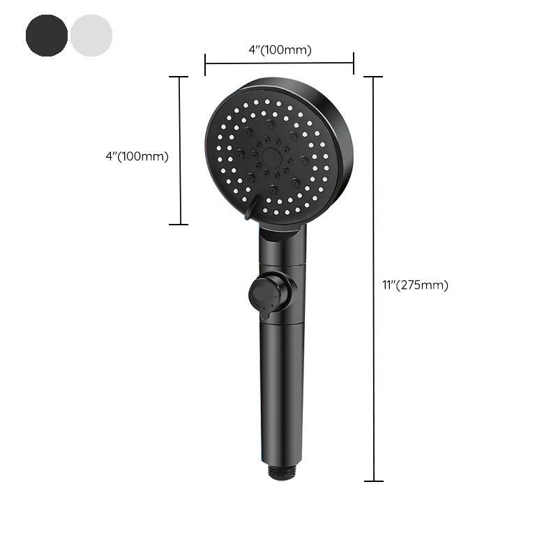 BowLift | Round Handheld Showerhead Plastic Adjustable Spray Pattern Showerhead for Home
