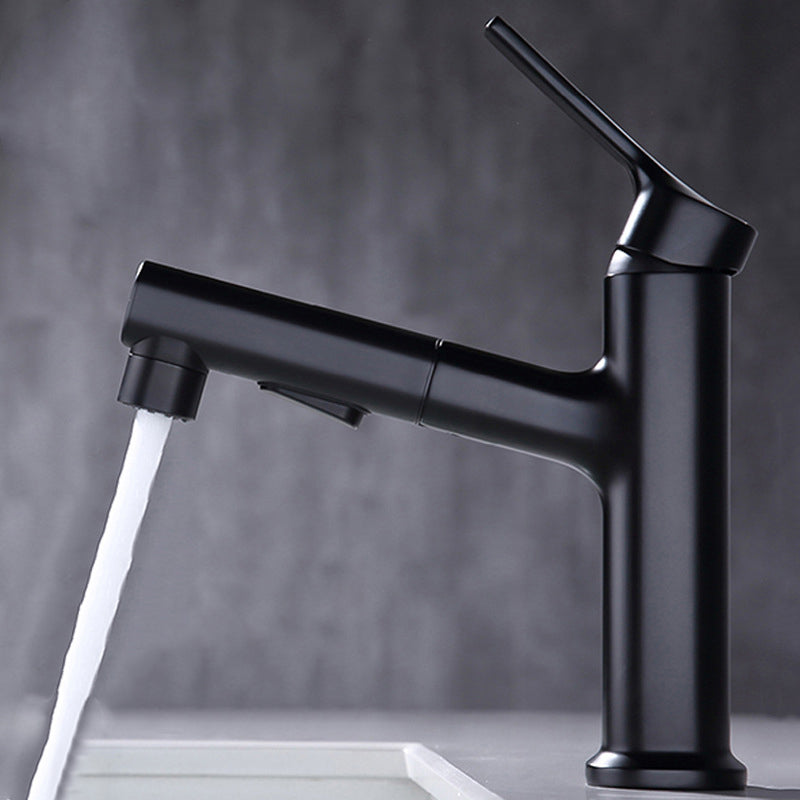 BowLift | Round Vessel Sink Bathroom Faucet Simple Style Faucet with Brass Material