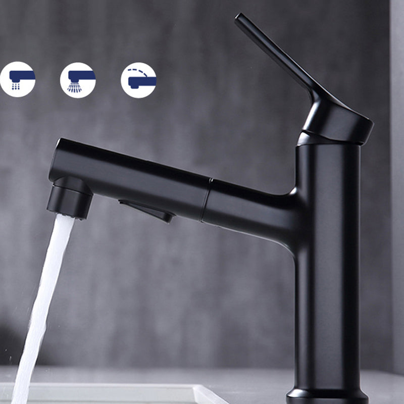 BowLift | Round Vessel Sink Bathroom Faucet Simple Style Faucet with Brass Material