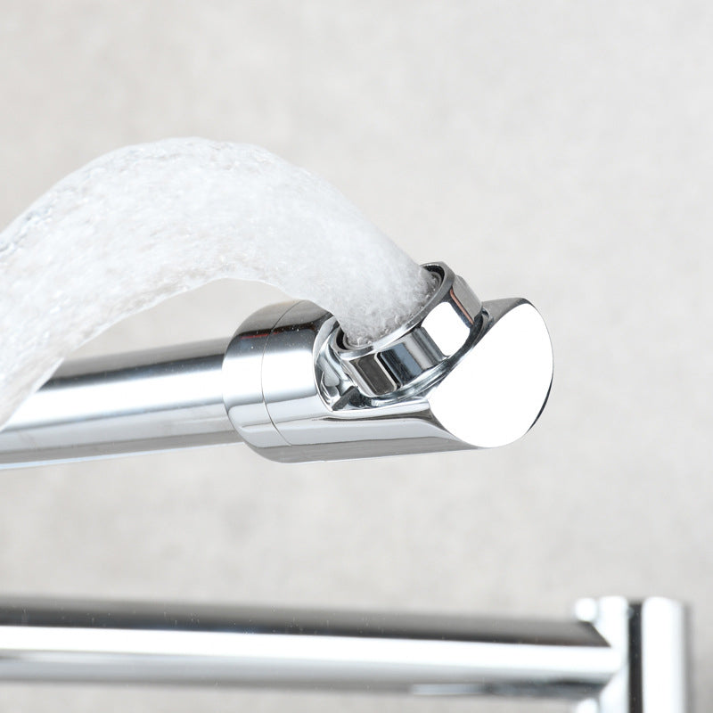 BowLift | Modern Pull-down Faucet Single Handle Wall Mounted Pot Filler Low Profile 1 Holder Filler