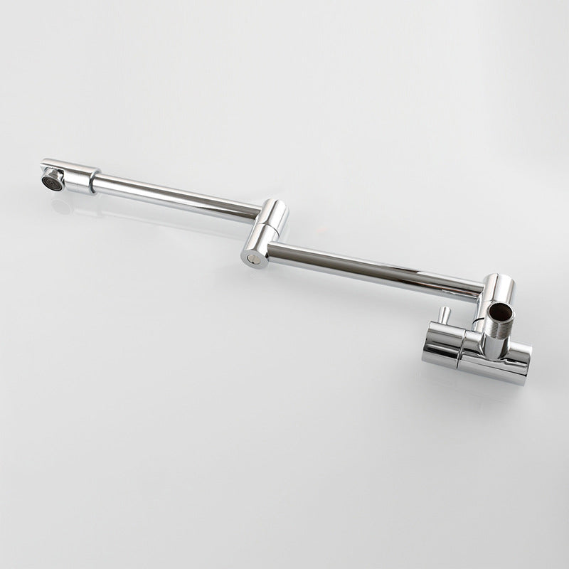 BowLift | Modern Pull-down Faucet Single Handle Wall Mounted Pot Filler Low Profile 1 Holder Filler