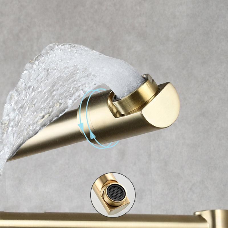 BowLift | Modern Pull-down Faucet Single Handle Wall Mounted Pot Filler Low Profile 1 Holder Filler