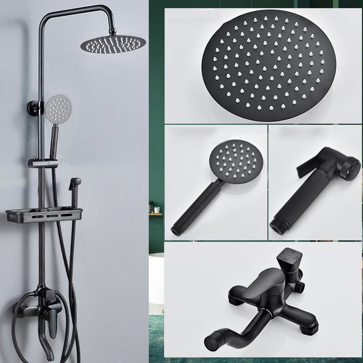 BowLift | Adjustable spray sample shower combination metal shower fitting arm showerhead with slip bar